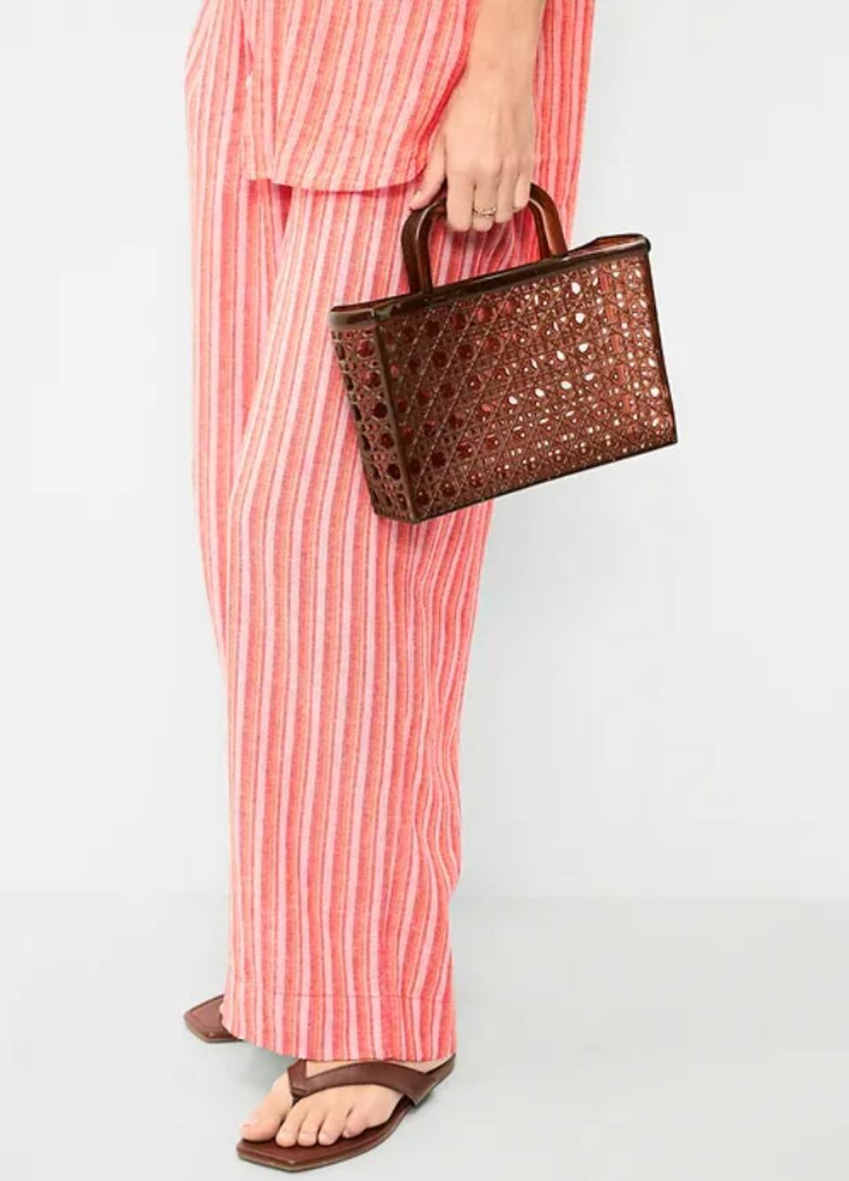 NWT Old Navy Jelly Mini Tote in Deep Brown